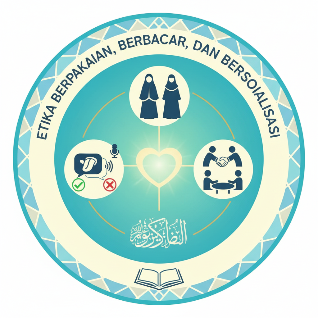 Etika berpakaian, berbicara, dan bersosialisasi icon